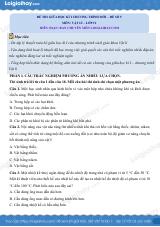 Đề thi giữa học kì 1 Vật lí 12 Kết nối tri thức - Đề số 5